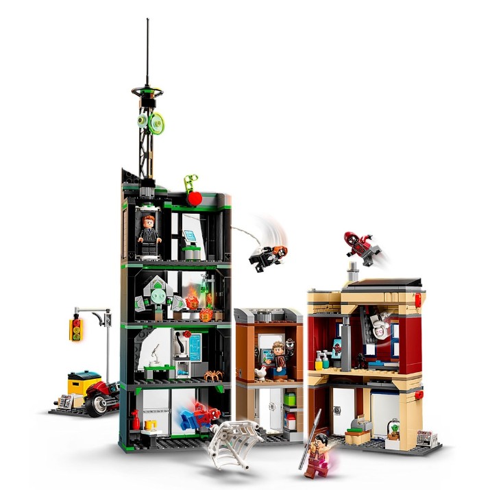 Set de construcție Lego Marvel: Spider-Men vs Oscorp (76324)