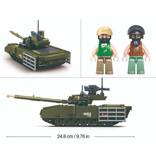 Set de construcție Sluban The Armata Tank (B1253)