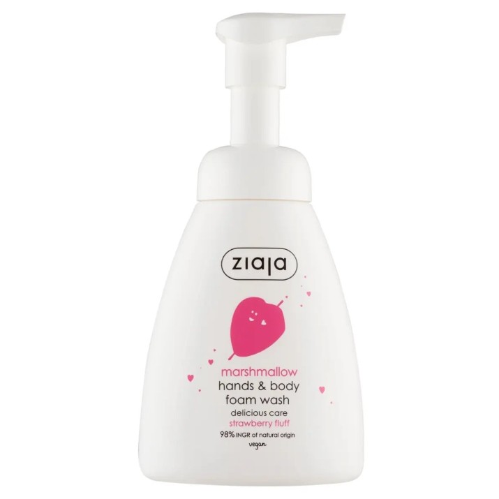 Gel de duș Ziaja Marshmallow Body & Hand Foam 250ml