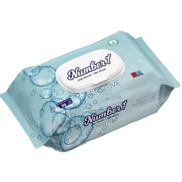 Șervețele umede Number 1 Sensitive 90pcs