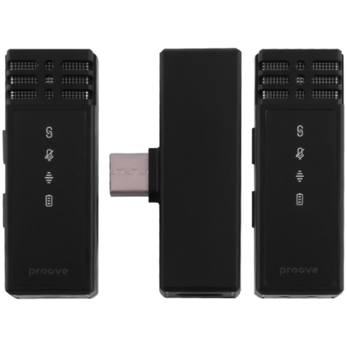 Microfon Proove Record Type-C 2mic Black