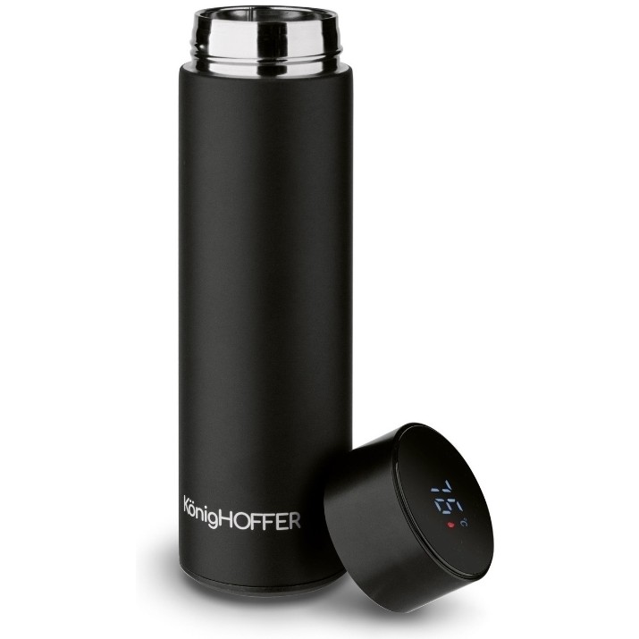 Уценка! Термос с индикатором температуры Konighoffer Vinod 500ml Black