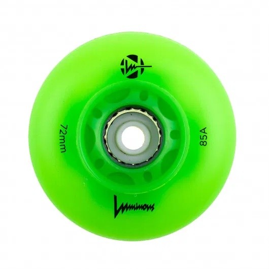 Колёса для роликовых коньков Luminous 4pcs (LUWL-LU72-GR-AP-GW)