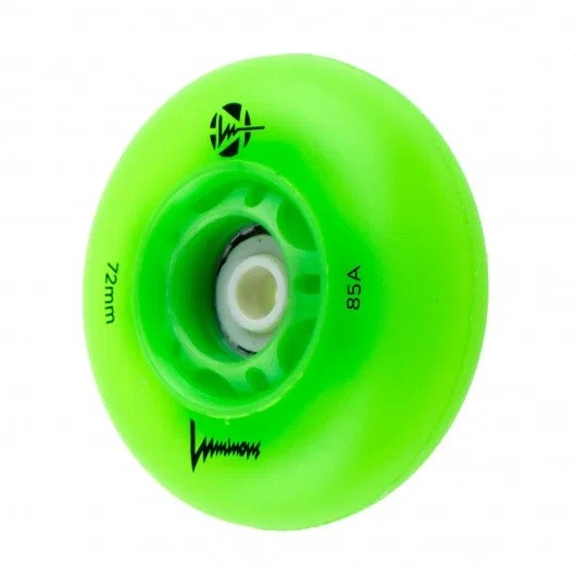 Колёса для роликовых коньков Luminous 4pcs (LUWL-LU72-GR-AP-GW)