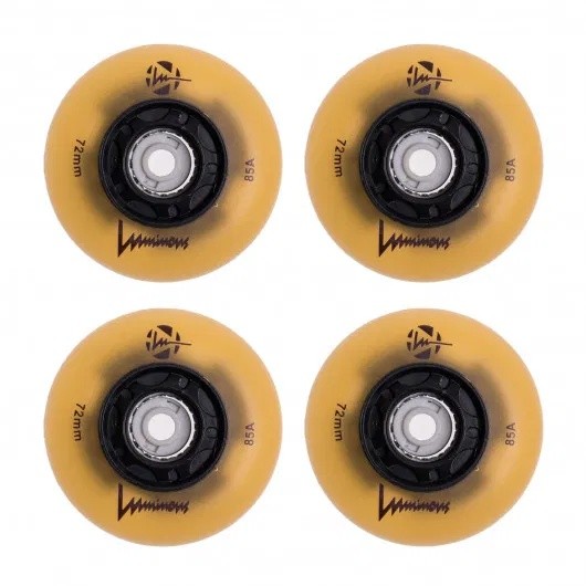 Колёса для роликовых коньков Luminous 4pcs (LUWL-LU72-SR-GW)