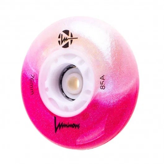Roți pentru role Luminous 4pcs (LUWL-LU76-CC-WH)