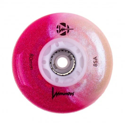 Колёса для роликовых коньков Luminous 4pcs (LUWL-LU80-CC-WH)