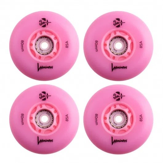 Roți pentru role Luminous 4pcs (LUWL-LU80-FL-PK)