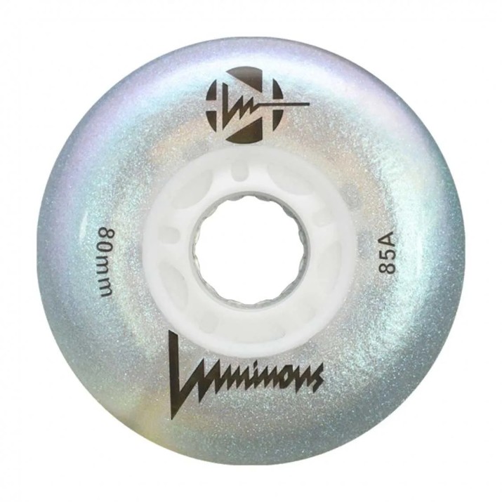 Roți pentru role Luminous 4pcs (LUWL-LU80-PE-WH)