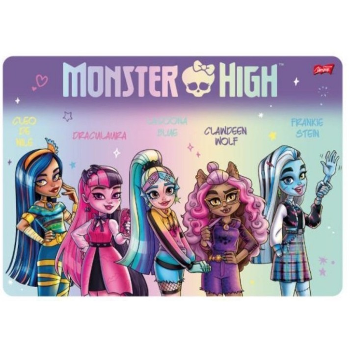 Коврик настольный для творчества St.Majewski Monster High 29.6x42.3cm 661280
