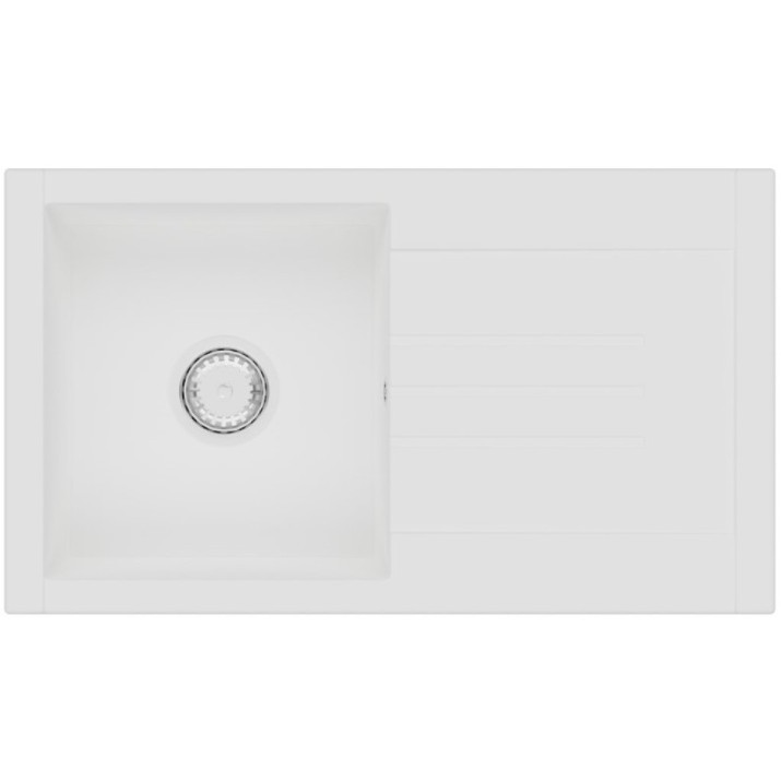 Chiuvetă de bucătărie SanDonna Arona 760 White