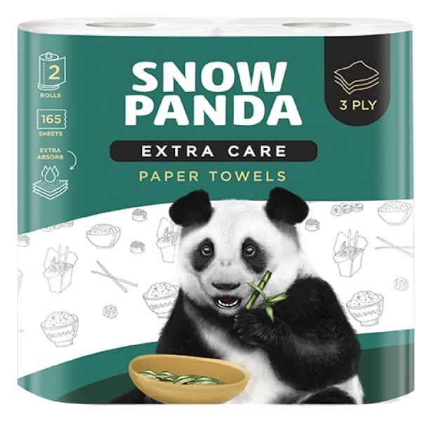 Бумажные полотенца Snow Panda Extra Care 2pcs
