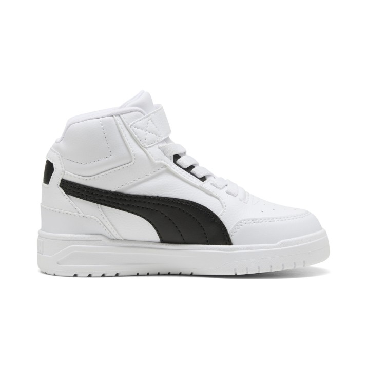Ботинки детские Puma Shuffle Downtown Mid Ac+ Ps Puma White/Black/Gold, s.31.5