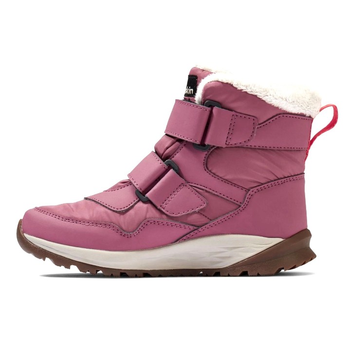 Bocanci pentru copii Jack Wolfskin Polar Bear-G Texapore Mid Vc K Raisin, s.31