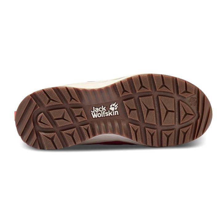Bocanci pentru copii Jack Wolfskin Polar Bear-G Texapore Mid Vc K Raisin, s.31