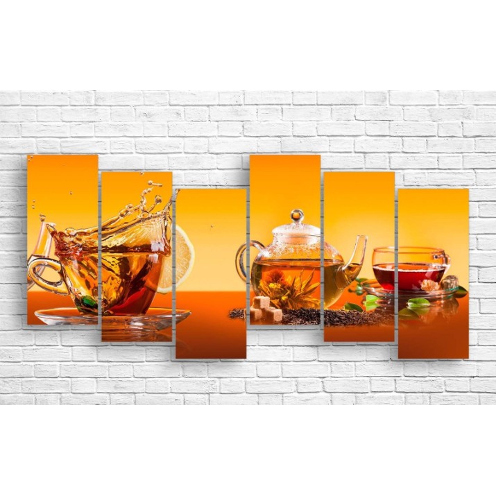 Pictură ArtDesign Black tea with bergamot 186x86cm (E-10171)