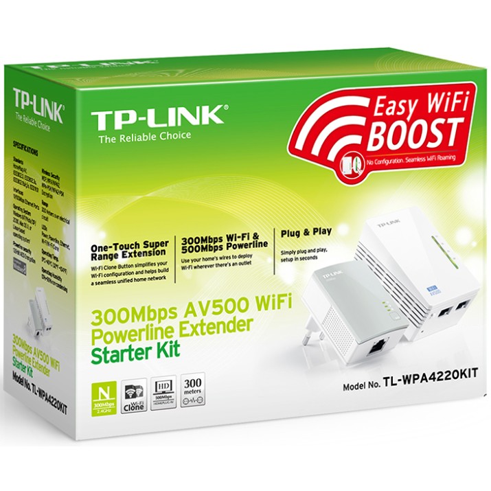 Устройство Powerline Tp-Link TL-WPA4220KIT