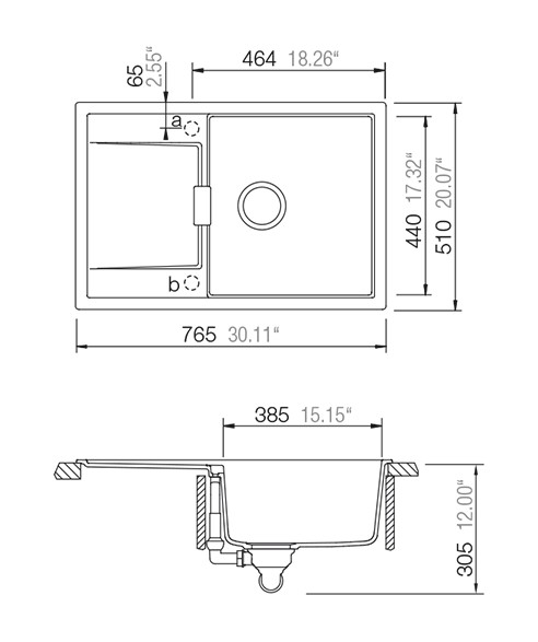Chiuvetă de bucătărie Schock Mono D-100 Puro
