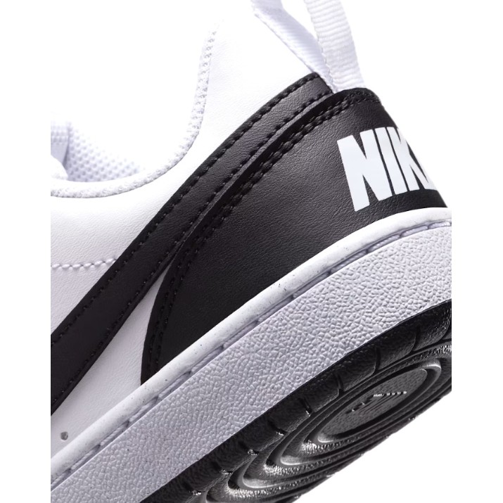 Кеды детские Nike Court Borough Low Recraft White/Black, s.34