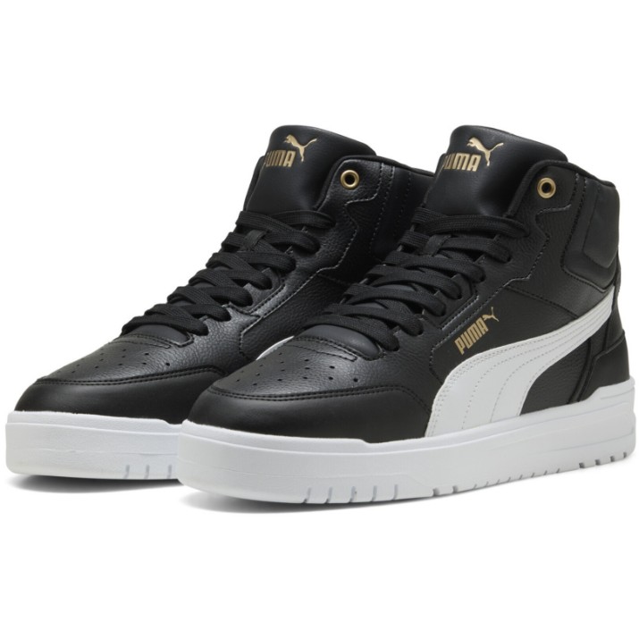 Ботинки мужские Puma Shuffle Downtown Mid Puma Black/White/Gold, s.44
