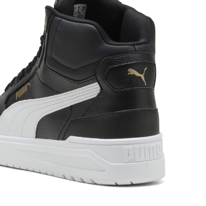 Ботинки мужские Puma Shuffle Downtown Mid Puma Black/White/Gold, s.44