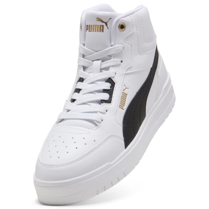 Ботинки мужские Puma Shuffle Downtown Mid Puma White/Black/Gold, s.43