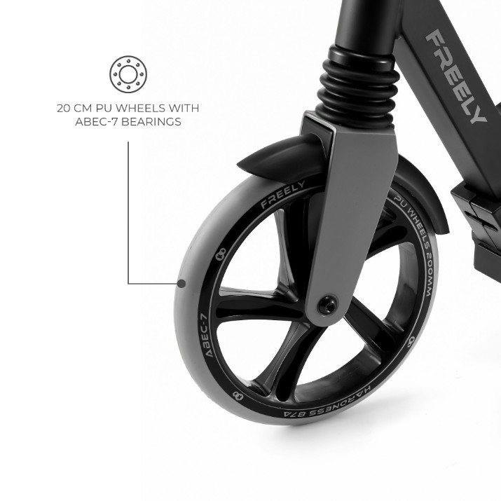 Самокат KinderKraft Freely Black (KRFREE00BLK0000)