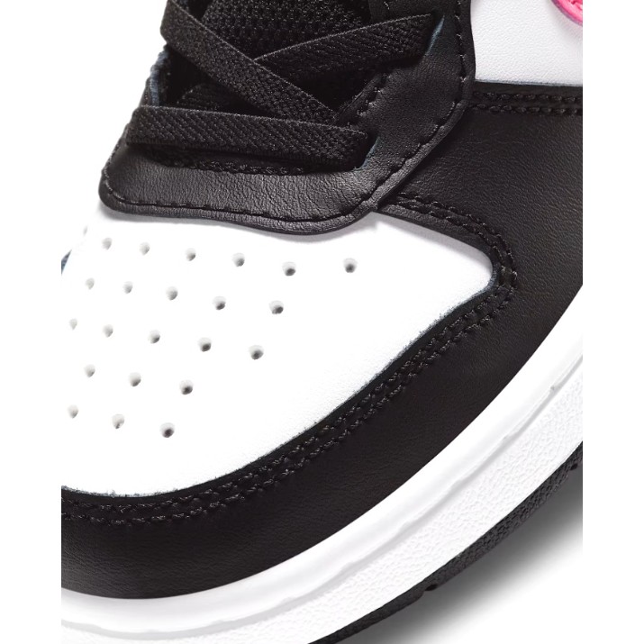 Ботинки детские Nike Court Borough Mid 2 Ps Black/White/Sunset Pulse, s.33
