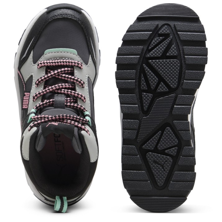 Ботинки детские Puma Evolve Trail Dusky Gray/Pinkscape/Puma Black, s.31.5