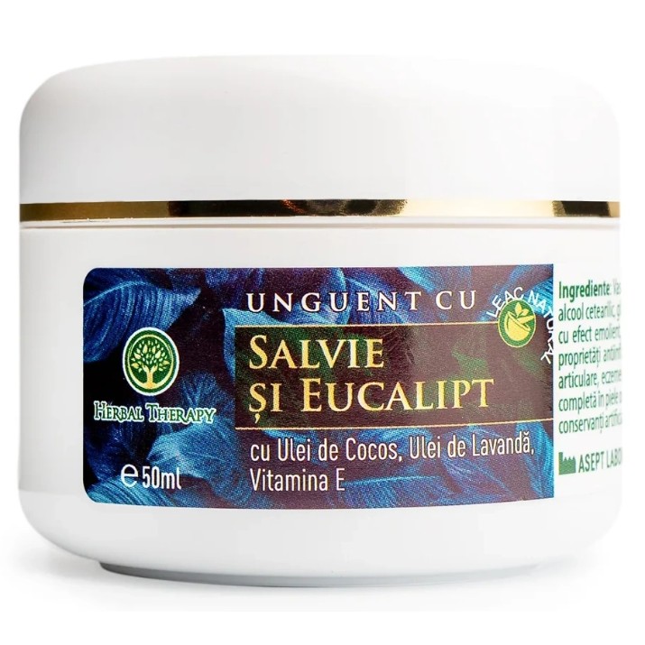 Unguent Herbal Therapy Salvie si Eucalipt 50ml