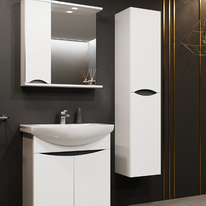 Шкаф для ванной Bayro Elara 350x1600 (122197)