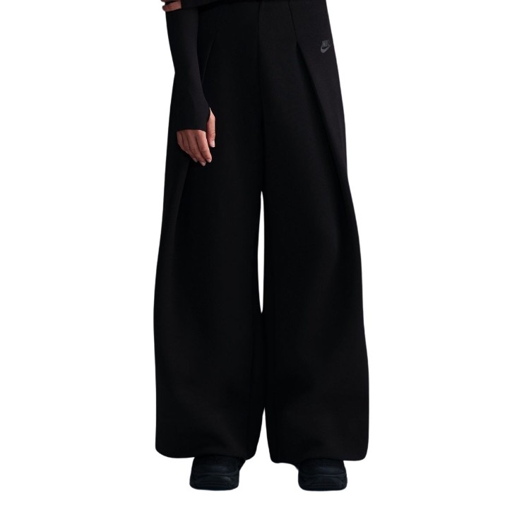 Женские спортивные штаны Nike Sportswear Tech Fleece High-Waisted Pleated Black, s.XS