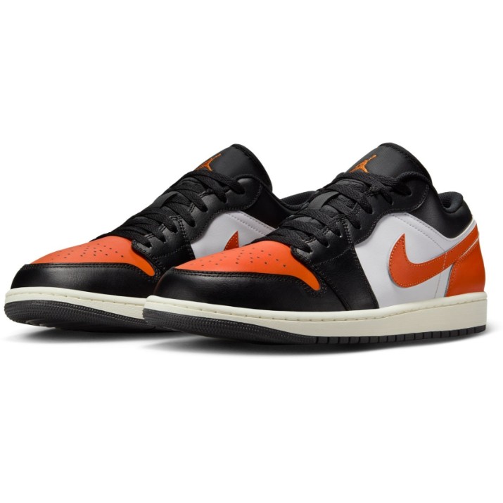 Кеды мужские Nike Air Jordan 1 Low Black/White/Sail/Starfish, s.44