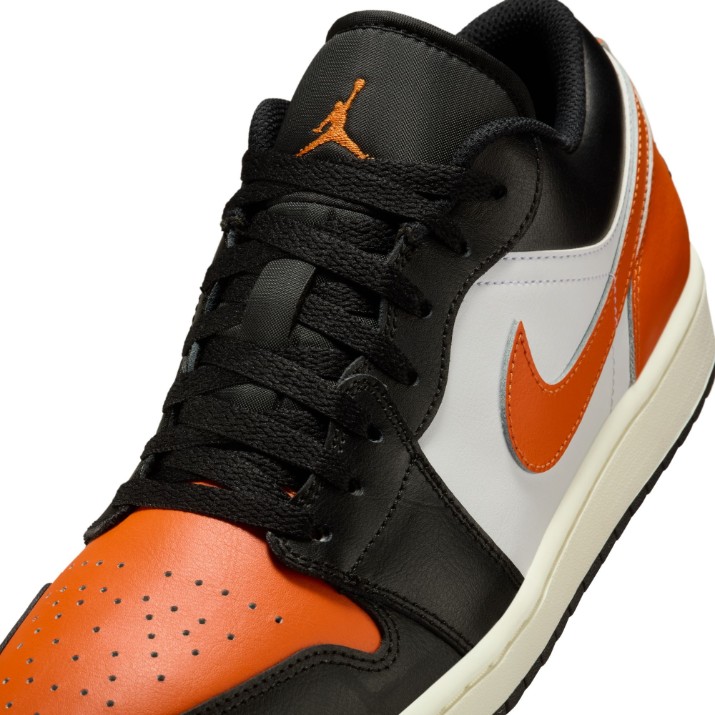 Кеды мужские Nike Air Jordan 1 Low Black/White/Sail/Starfish, s.46