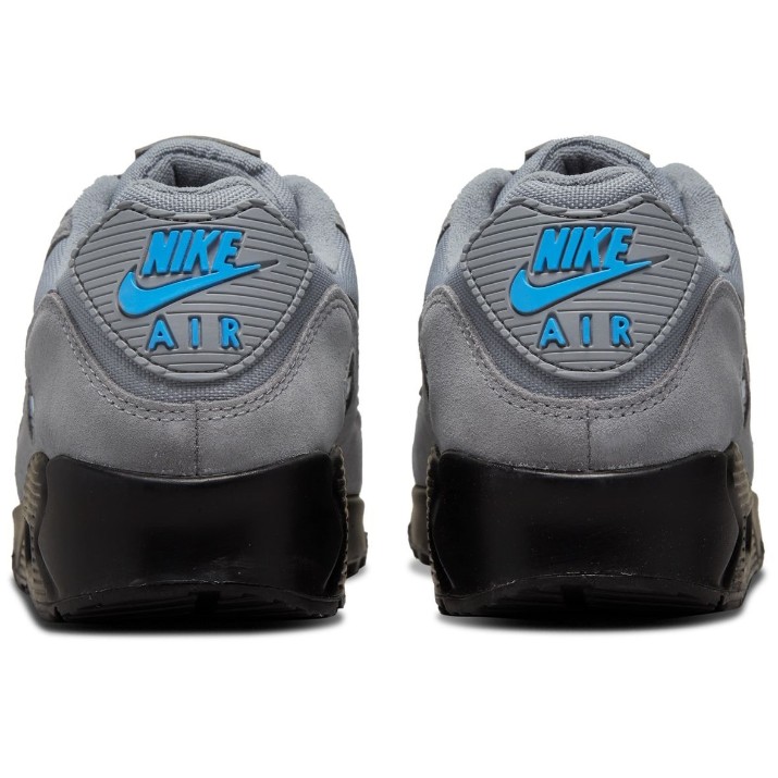 Кроссовки мужские Nike Air Max 90 Jsp Smoke Grey/Light Photo Blue/Metallic Silver/Black, s.46