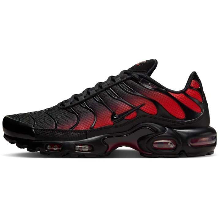 Adidași pentru bărbați Nike Air Max Plus Black/Light Crimson/Noble Red, s.40.5
