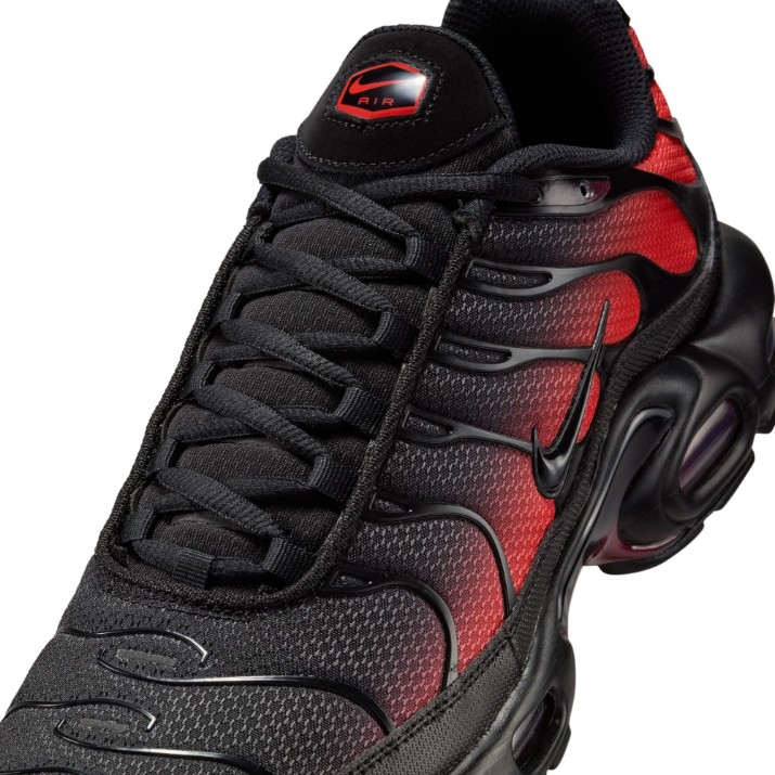 Adidași pentru bărbați Nike Air Max Plus Black/Light Crimson/Noble Red, s.41