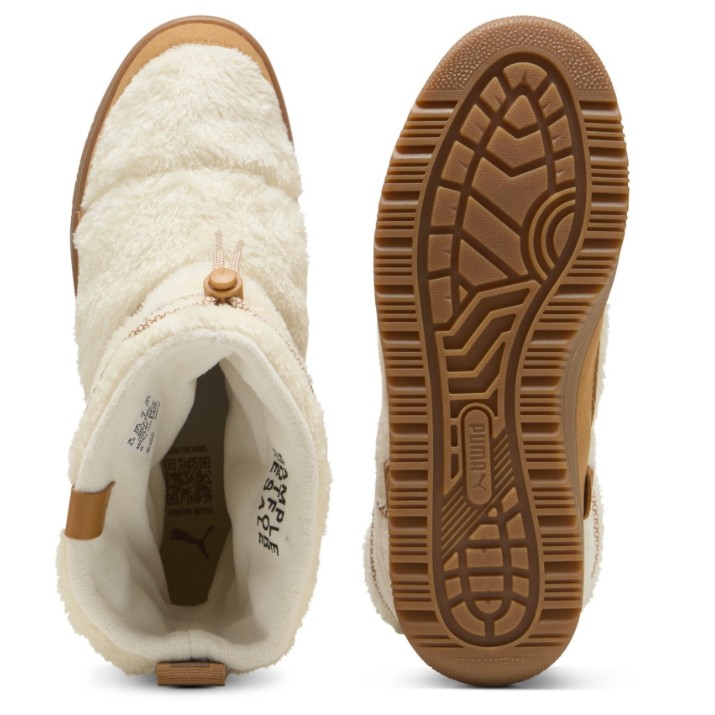Ботинки женские Puma Snowbae Suede Frosted Ivory/Caramel Latte, s.40