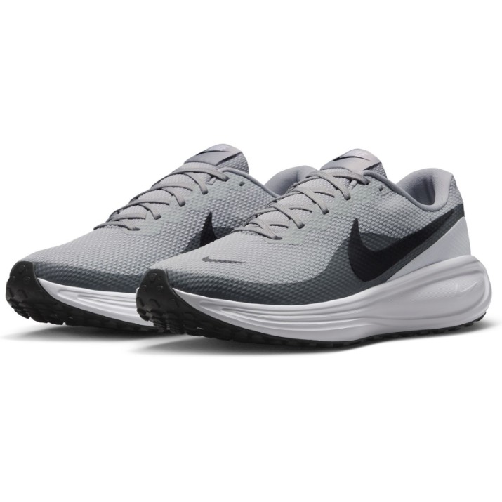 Adidași pentru bărbați Nike Revolution 8 Light Smoke Grey/Smoke Grey/White/Black, s.45.5