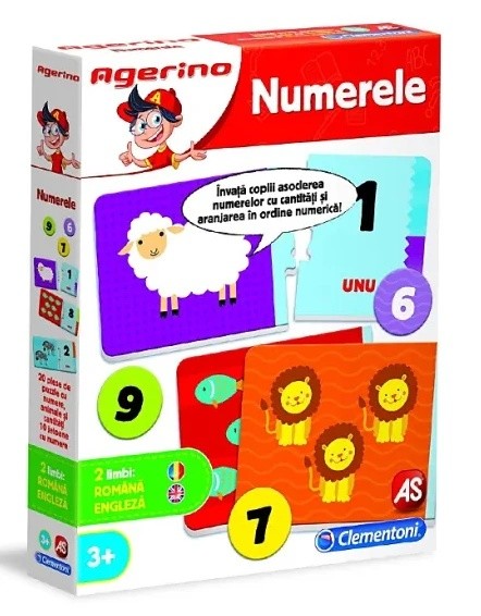 Joc educativ de masa Clementoni Agerino Numerele (50840)