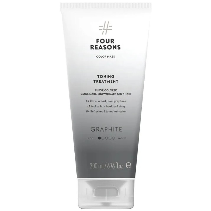 Тонирующая маска для волос Four Reasons Graphite 200ml