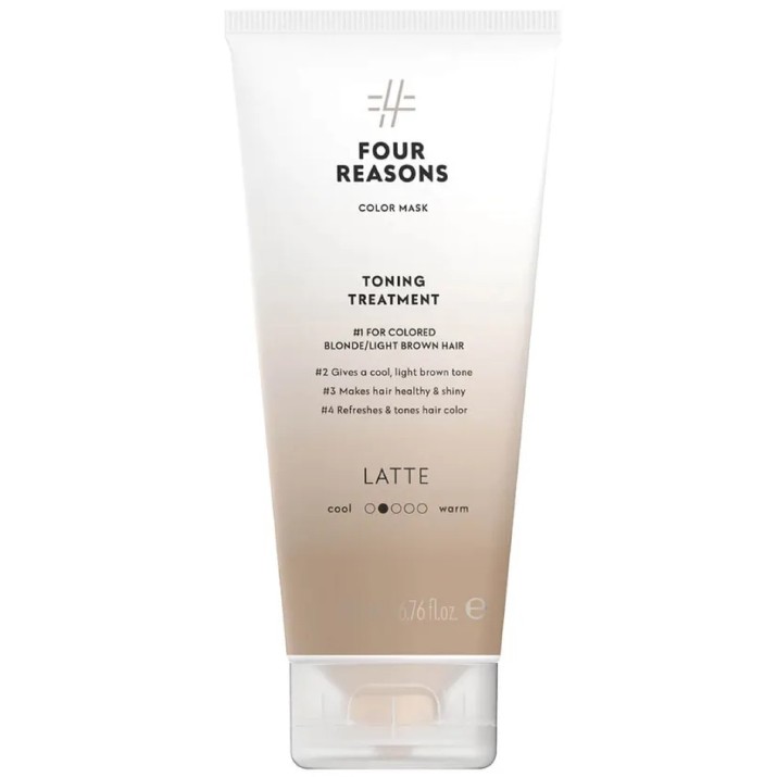 Тонирующая маска для волос Four Reasons Latte 200ml
