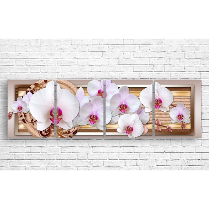 Картина ArtDesign Orchid 200x60cm (C-10376)