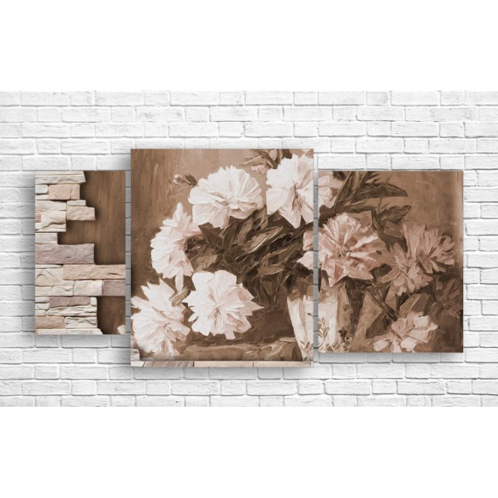 Pictură ArtDesign Painted Peonies 118x60cm (R-10169)
