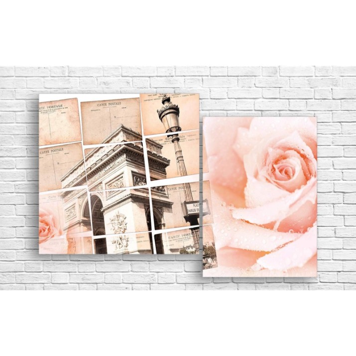 Pictură ArtDesign Paris and Roses 121x80cm (R-10237)