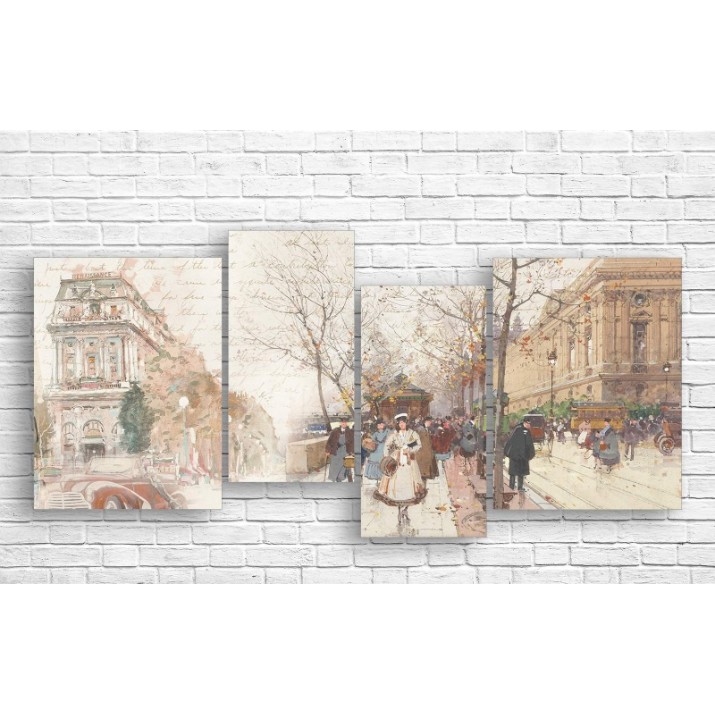 Картина ArtDesign Paris in autumn 164x78cm (R-10046)