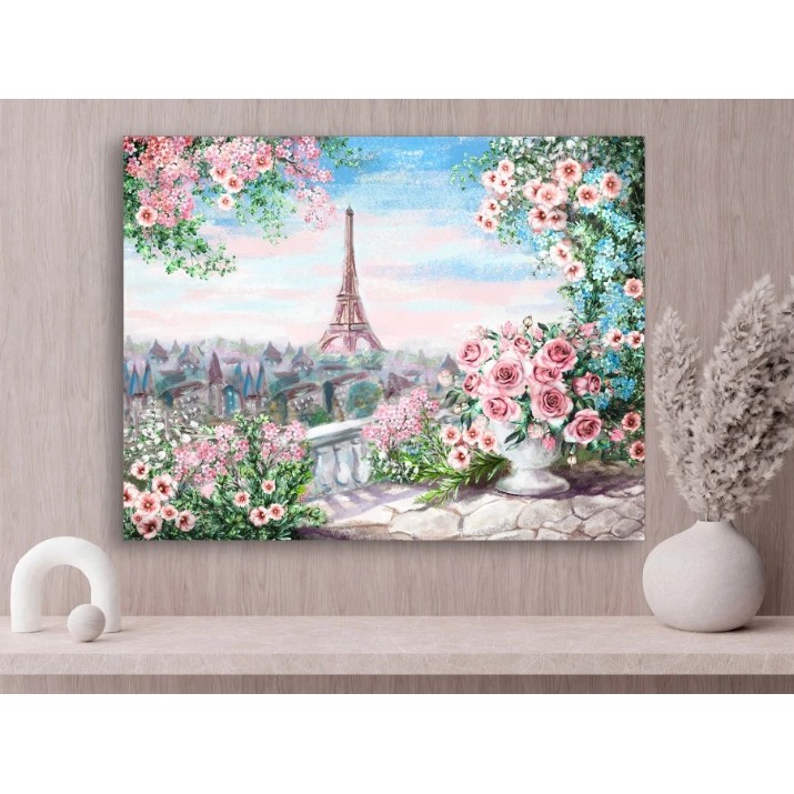 Картина ArtDesign Paris in flowers 60x77cm (FA-10034)