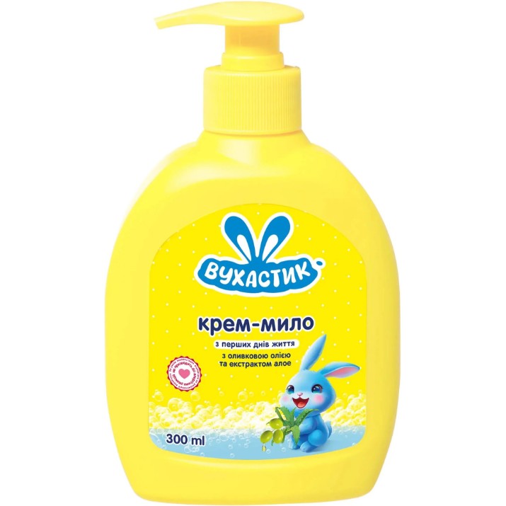 Săpun pentru bebeluși Вухастик cu ulei de măsline și aloe 300ml