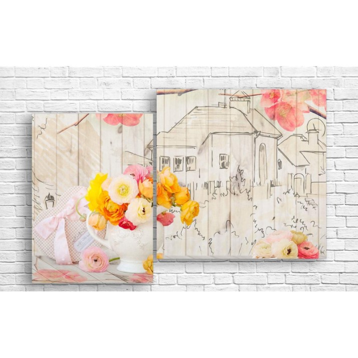 Pictură ArtDesign Peonies 121x80cm (R-10247)