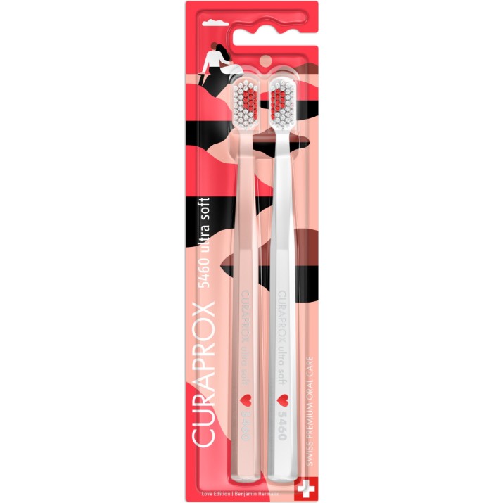 Periuta de dinti Curaprox 5460 Duo Love 2pcs